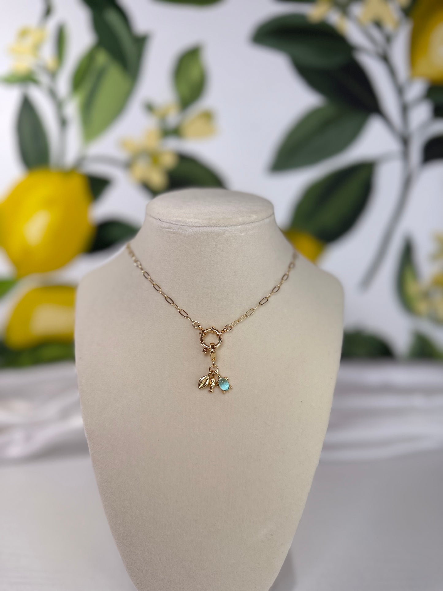 Lemon Charm Necklace