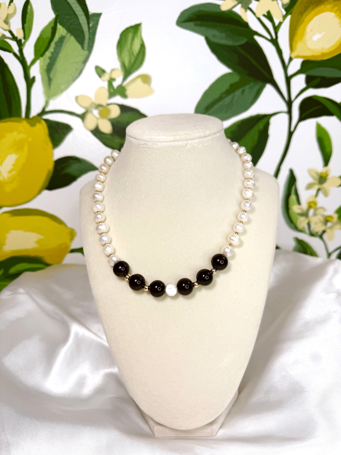Black Pearl Necklace
