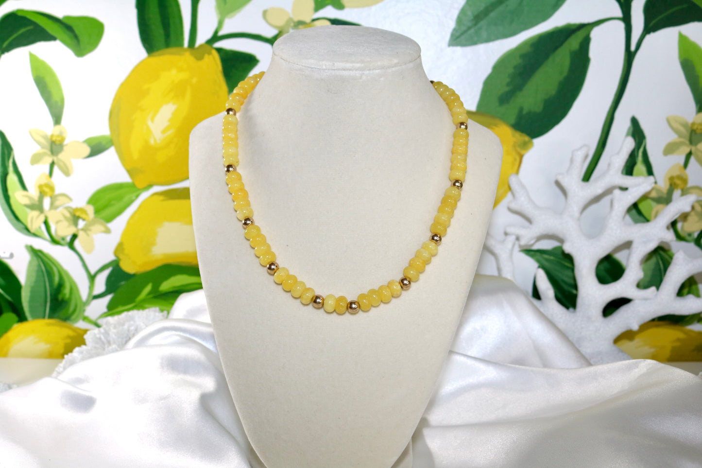 Yellow Lemon Necklace