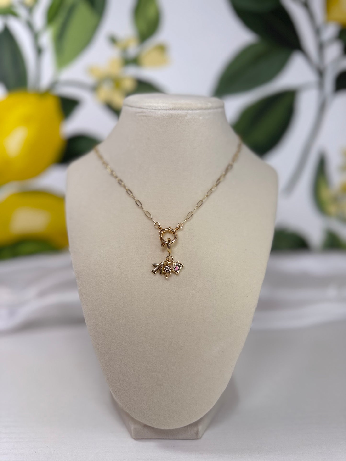 Lemon Charm Necklace
