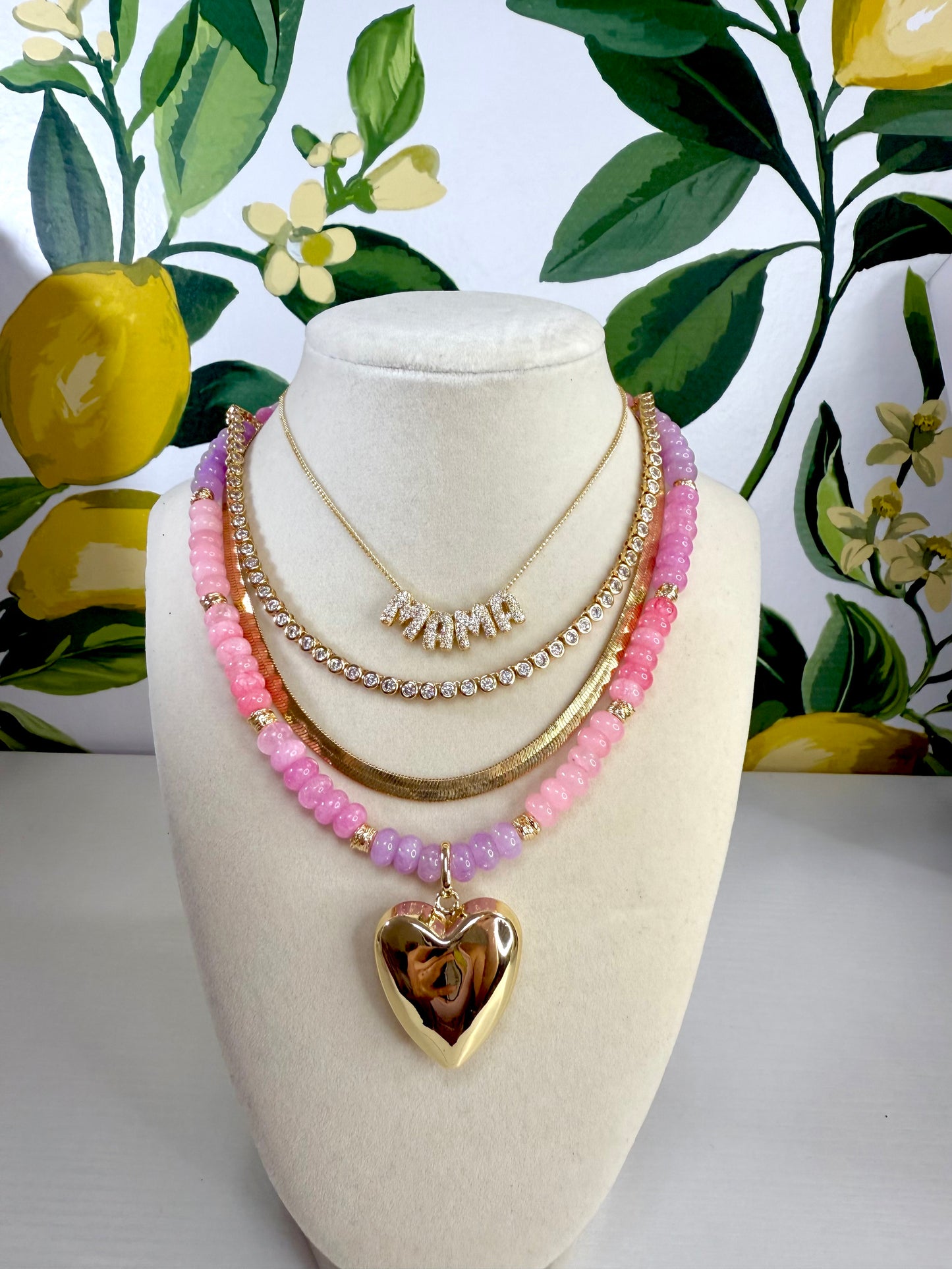 Pink Color Necklaces
