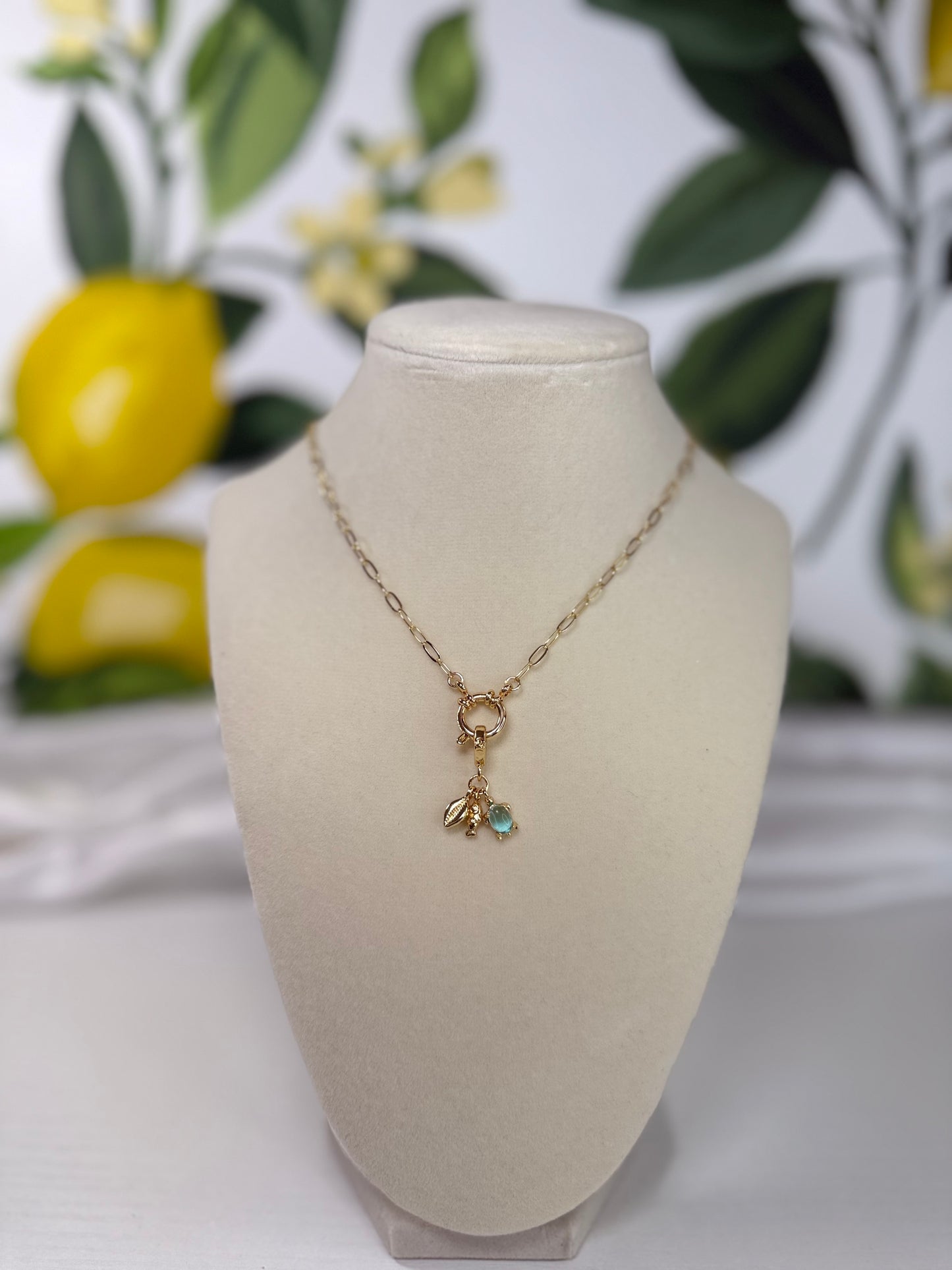 Lemon Charm Necklace