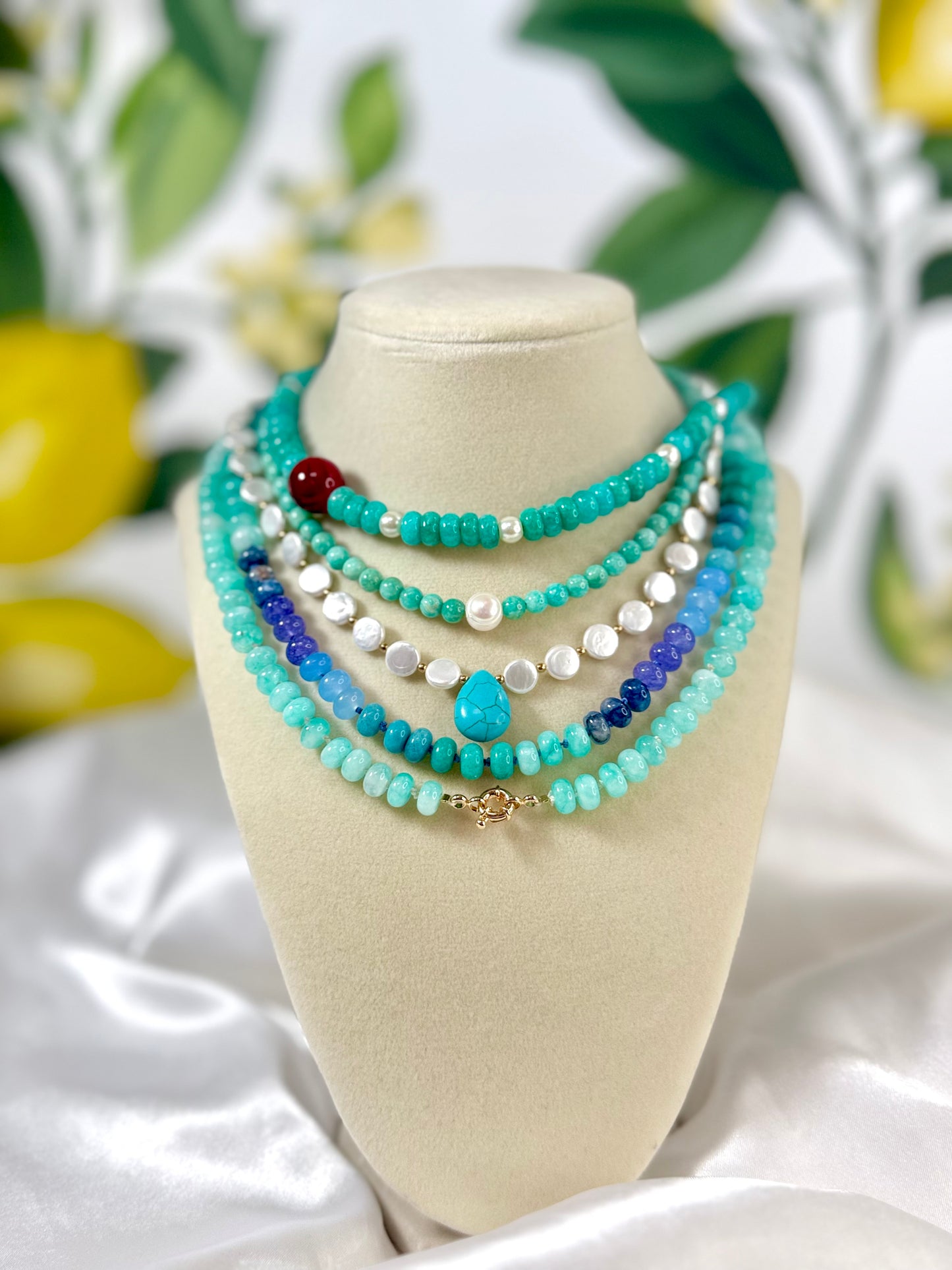 Blue Color Necklaces