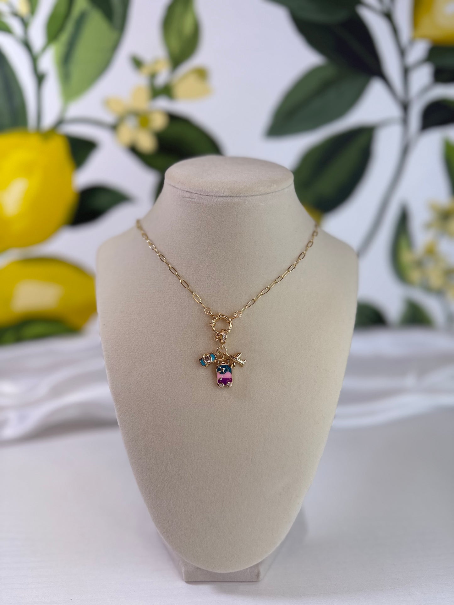 Lemon Charm Necklace