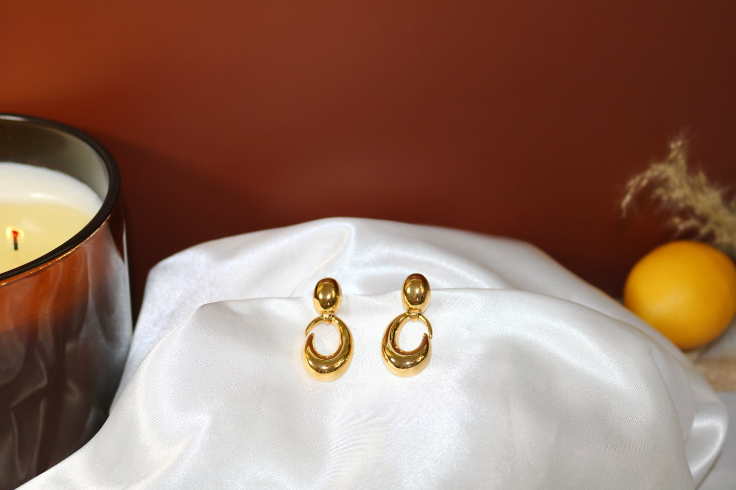 Aperol Earrings