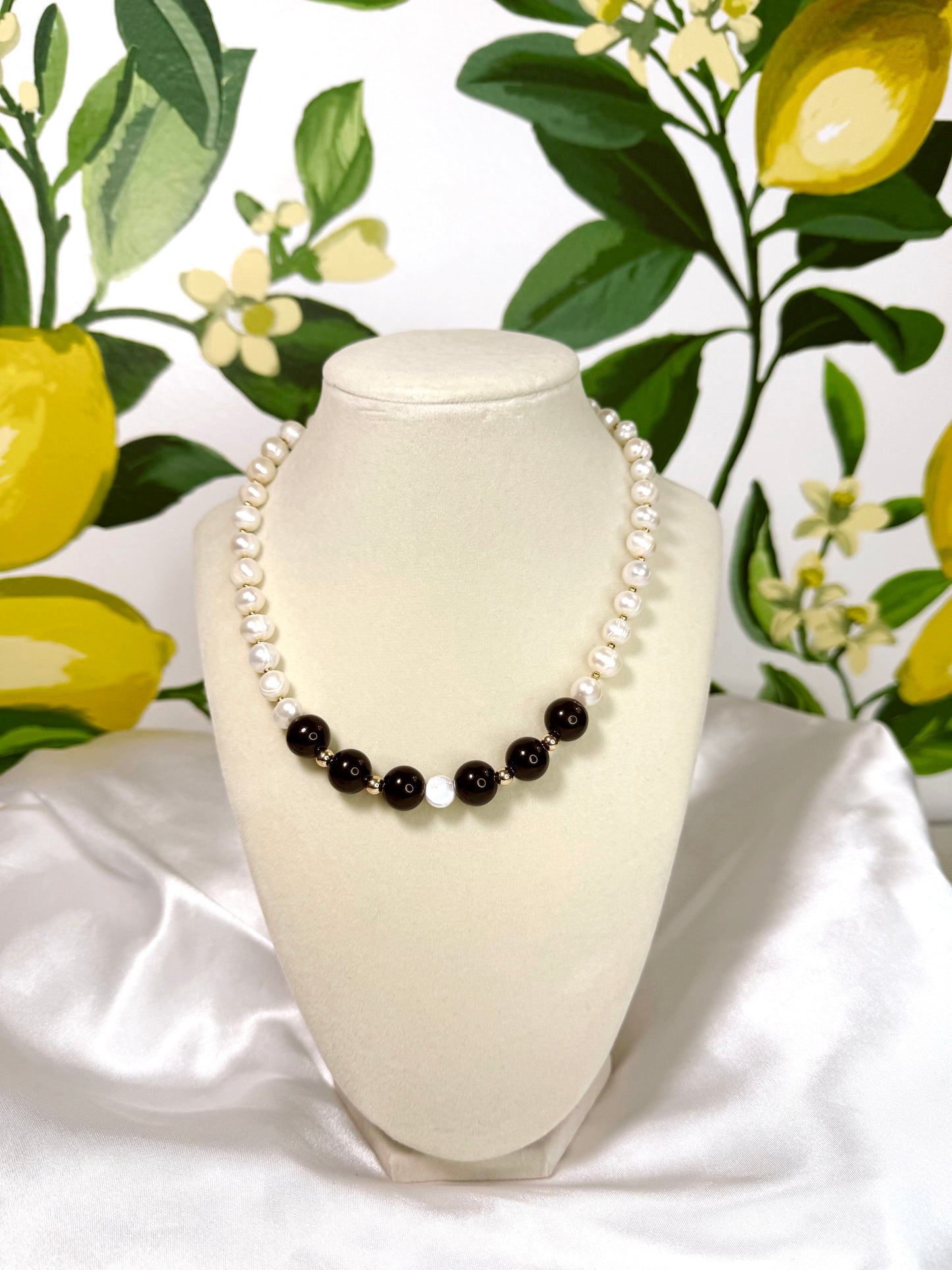 Black Pearl Necklace