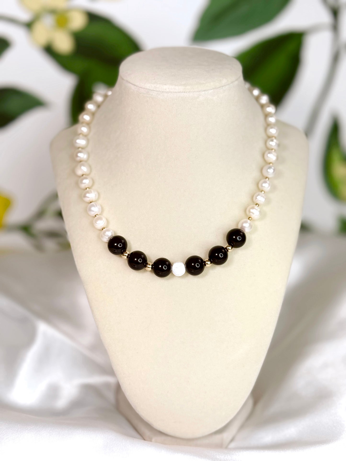 Black Pearl Necklace