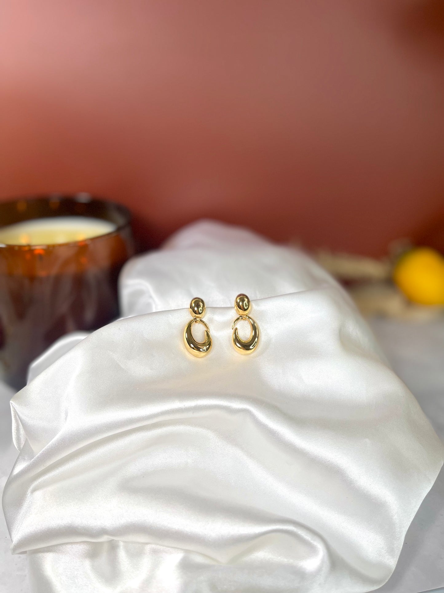 Aperol Earrings