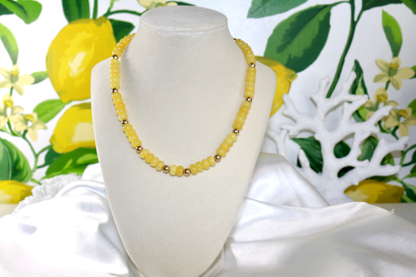 Yellow Lemon Necklace