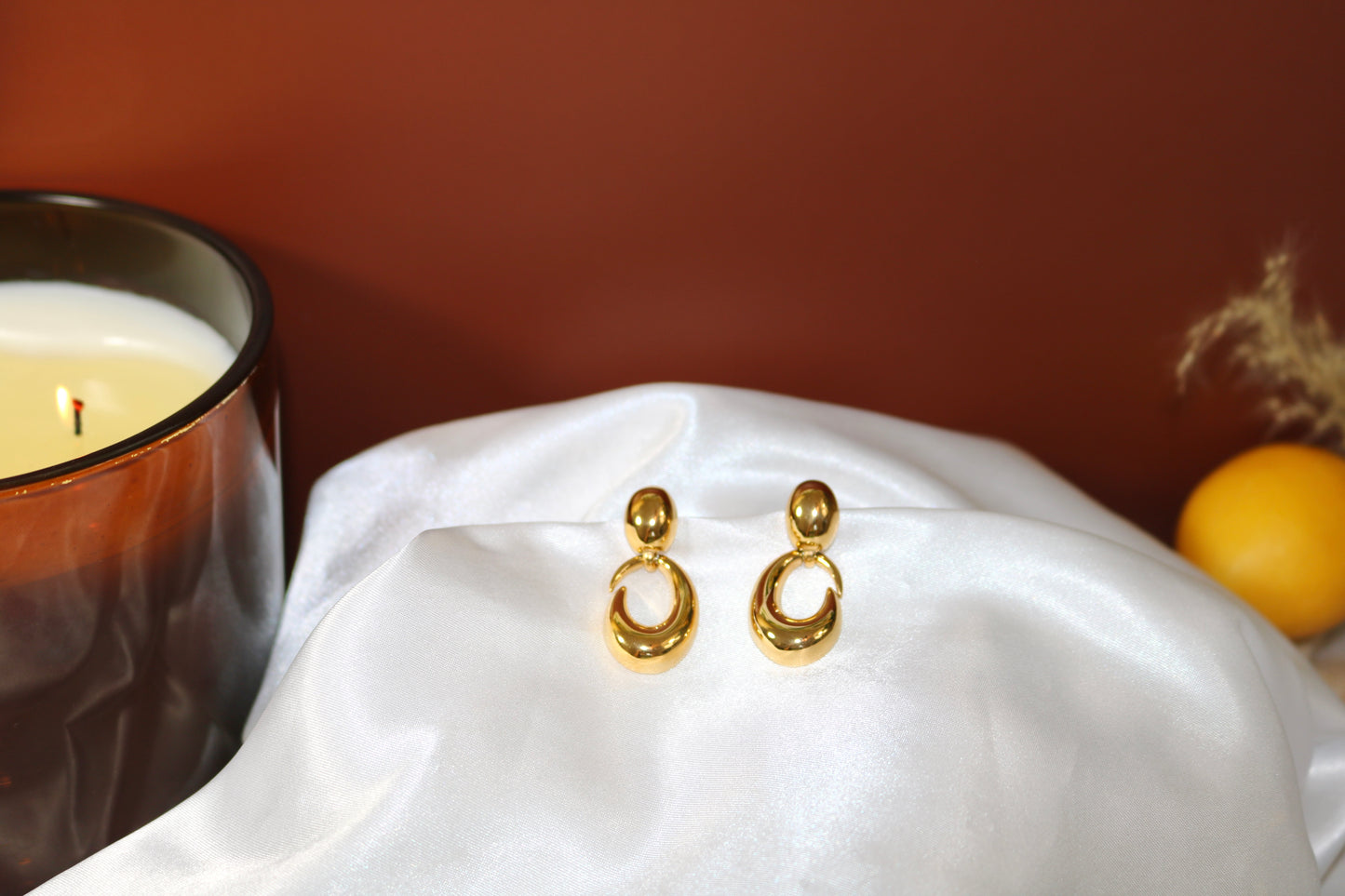 Aperol Earrings