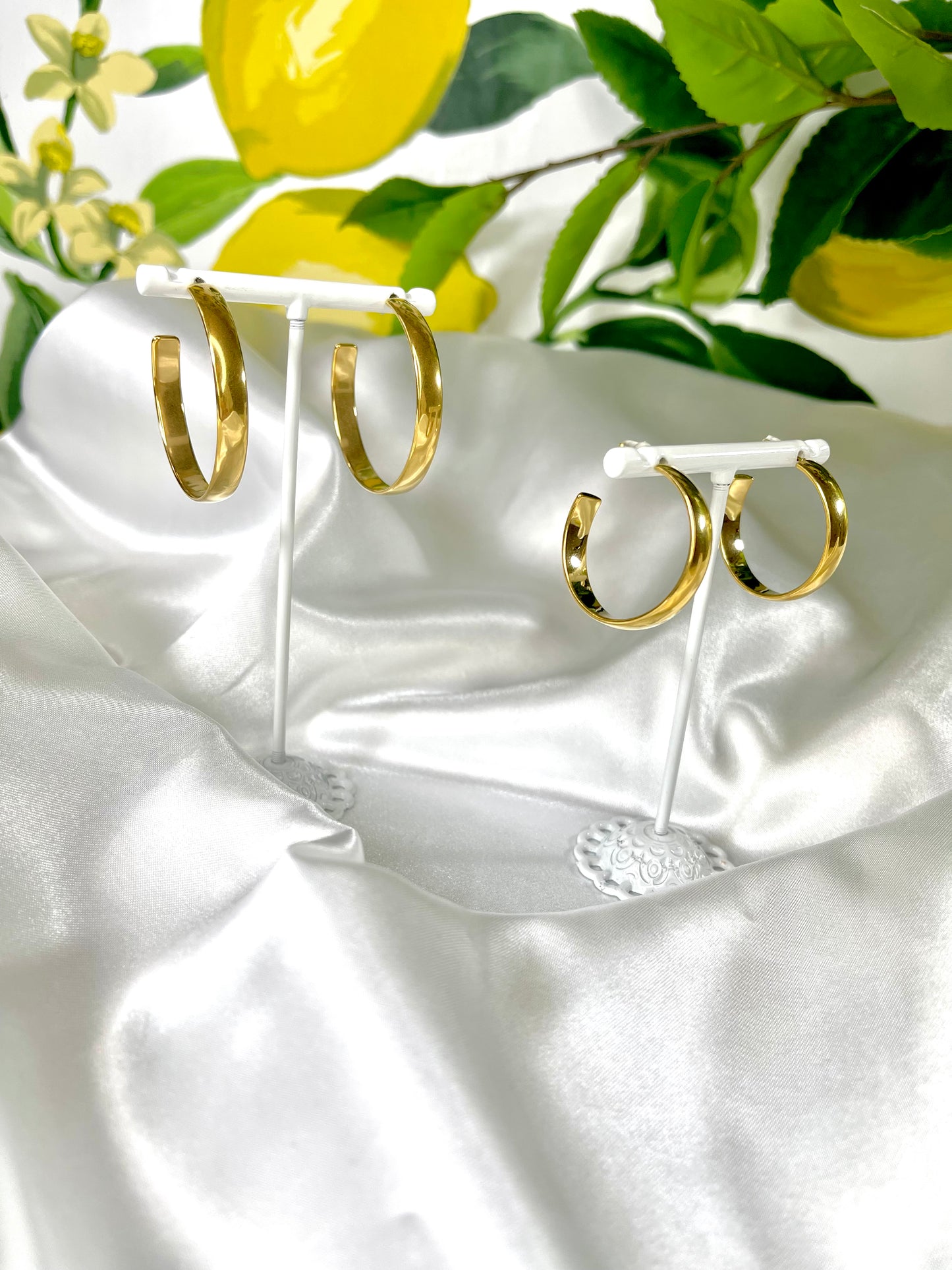 Aloha Hoop Earrings
