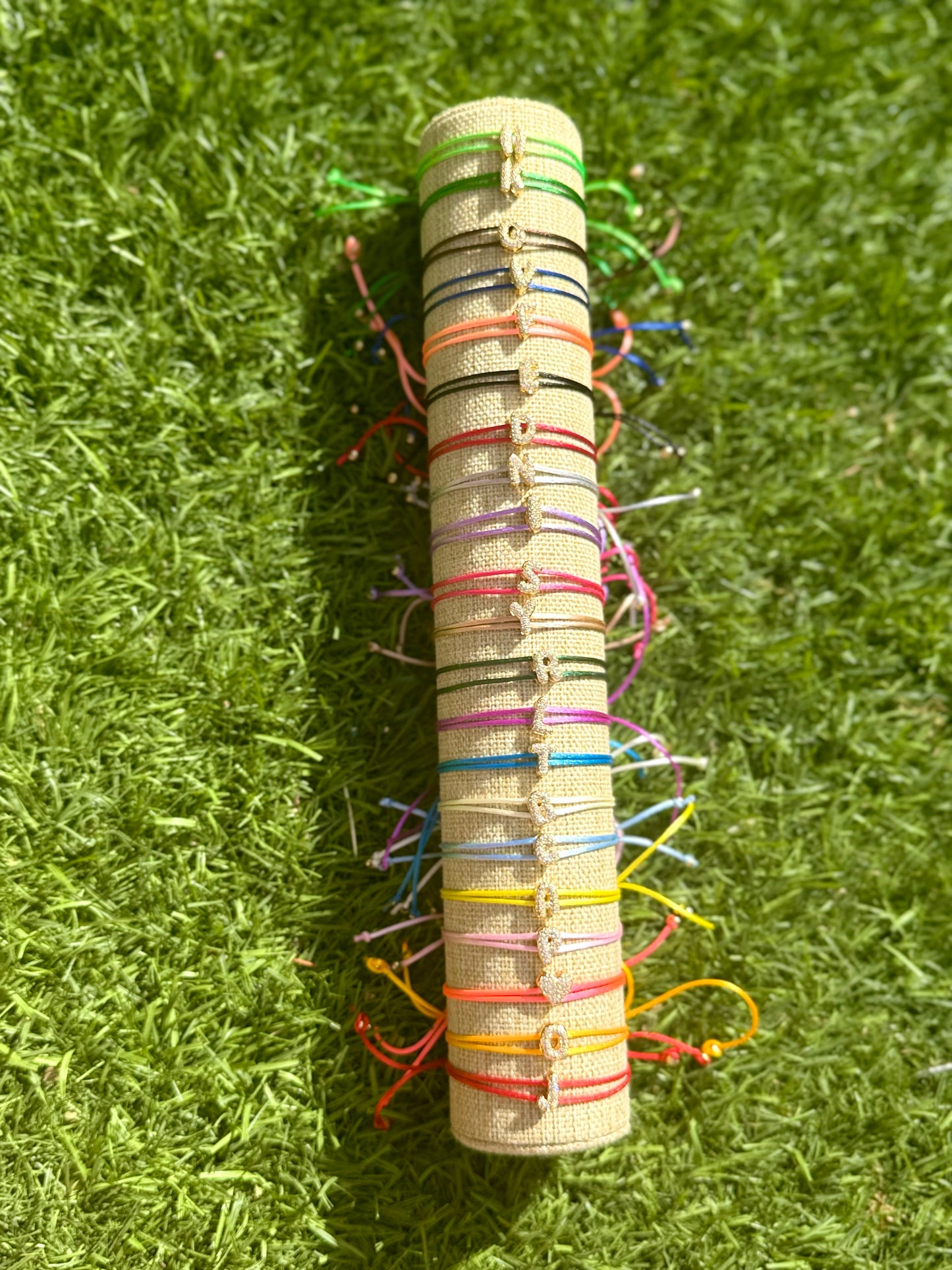 Bubble Initial Bracelet