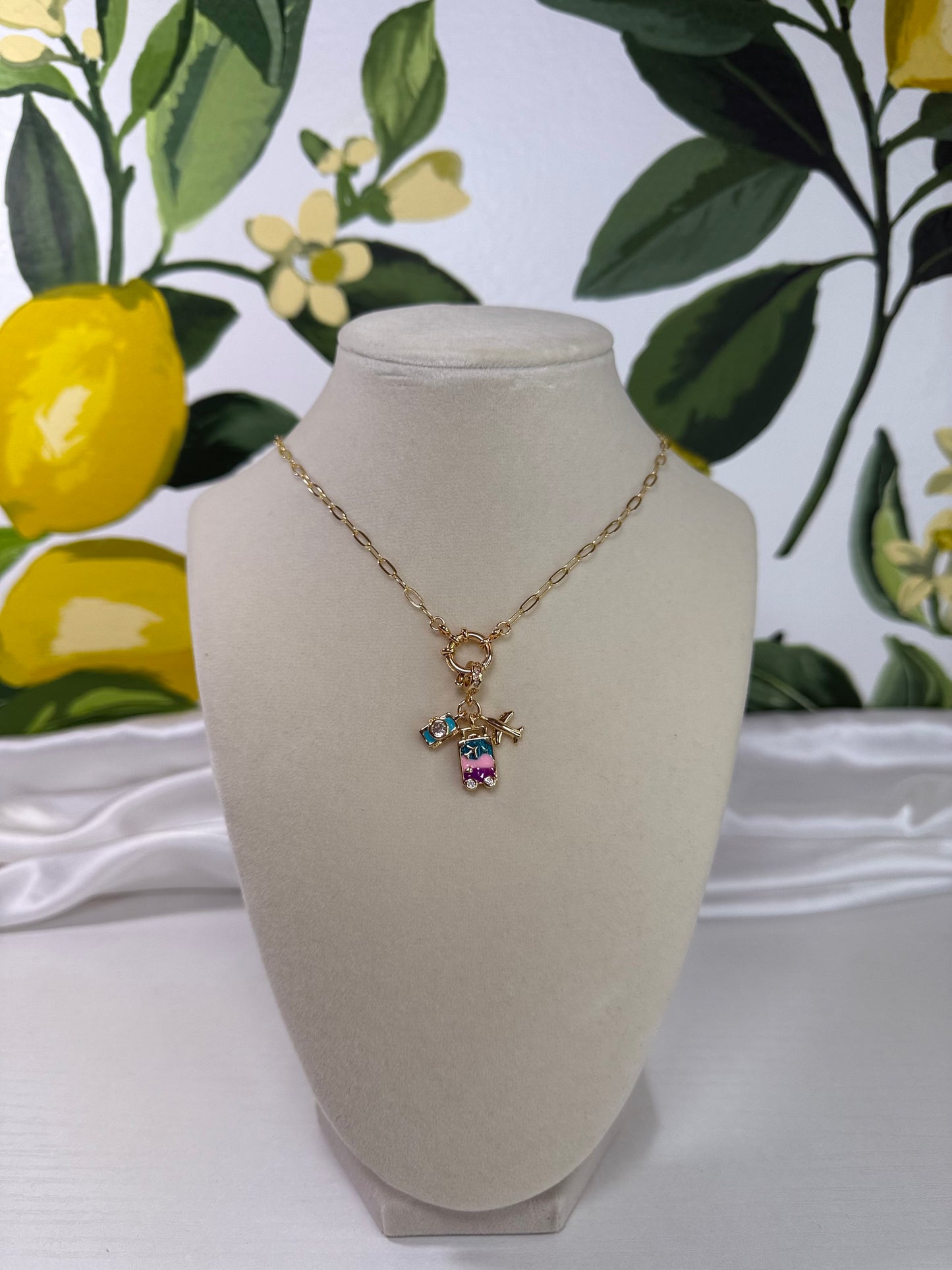 Lemon Charm Necklace