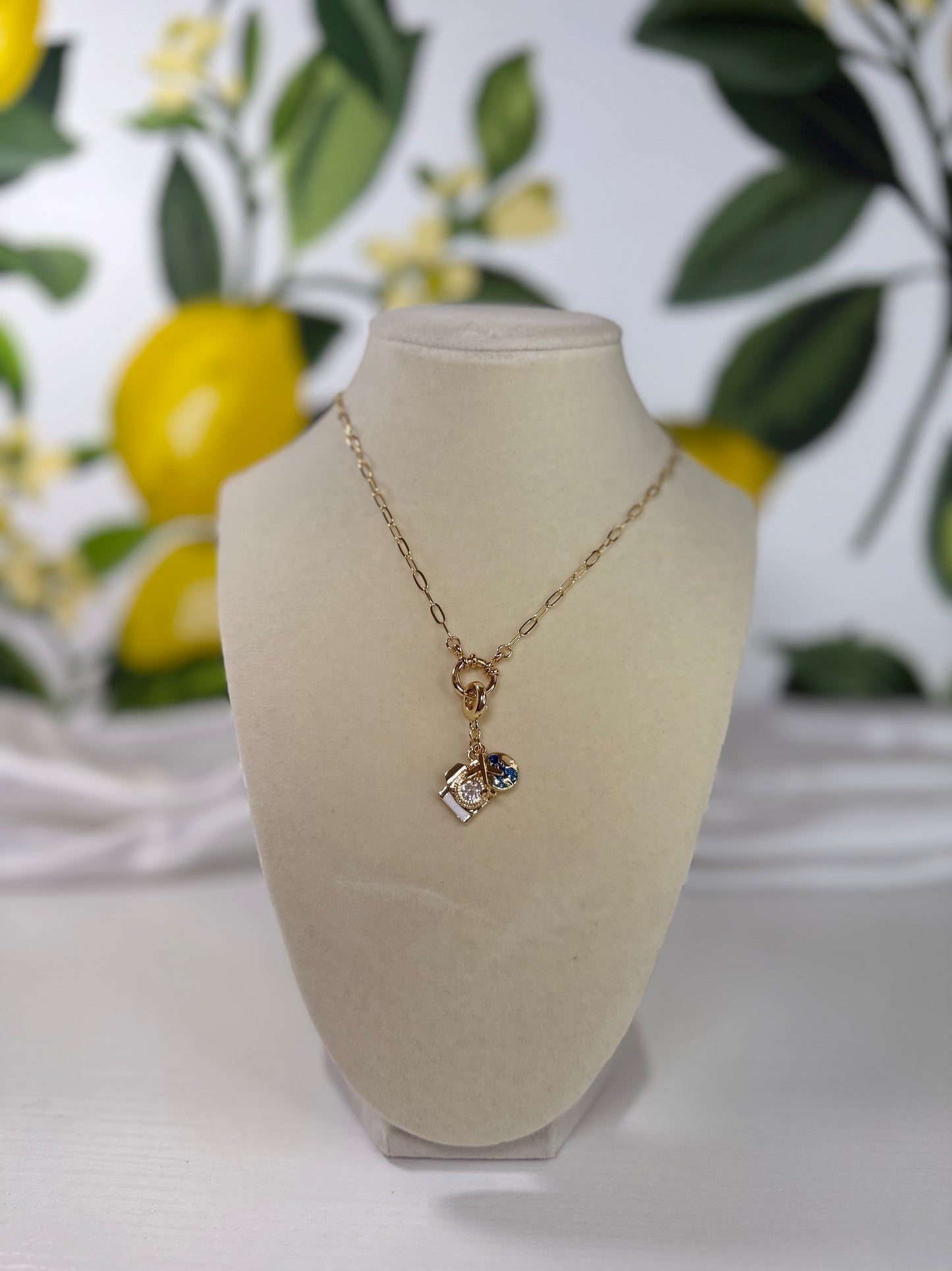 Lemon Charm Necklace