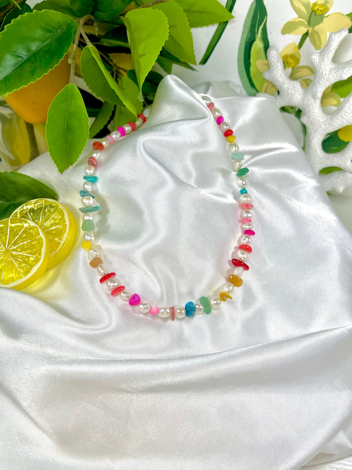 Tulum Pearl Necklace