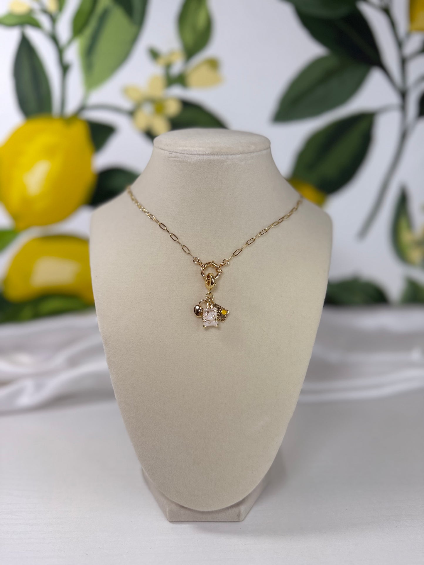 Lemon Charm Necklace