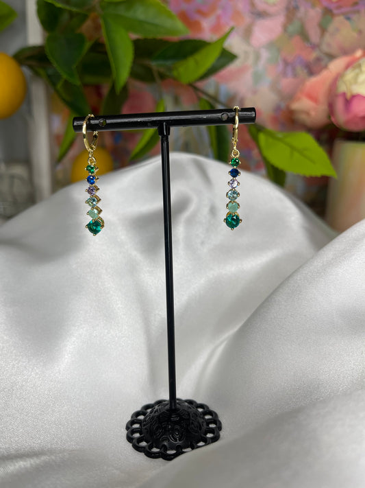 Green Sicilian Earrings