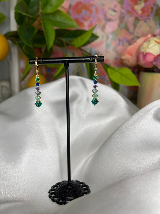 Green Sicilian Earrings