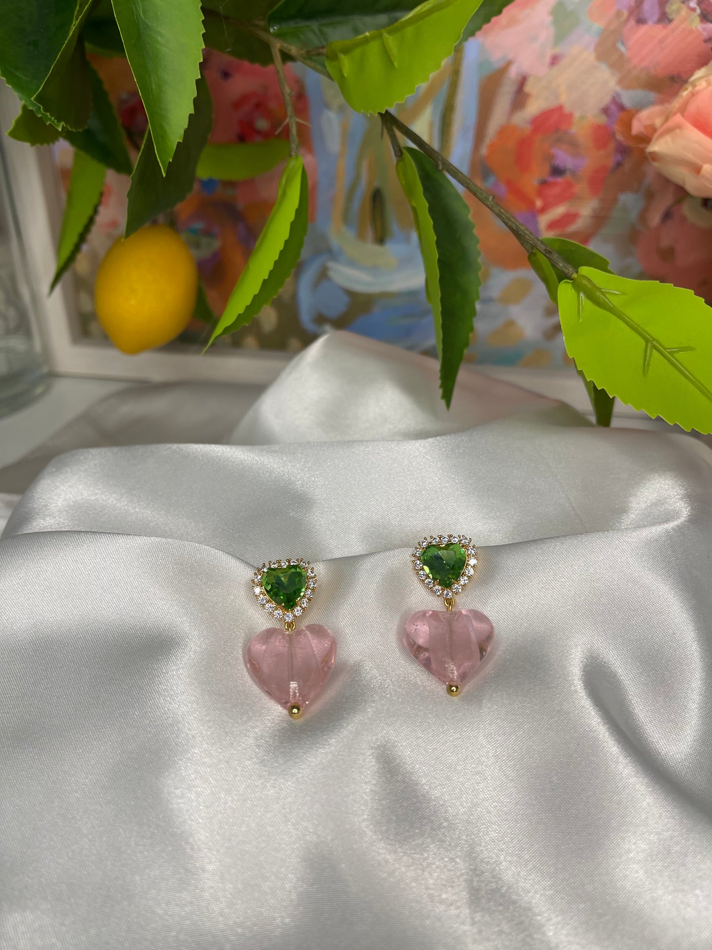 Two Color Spring Earrings - limoncelloaccessories