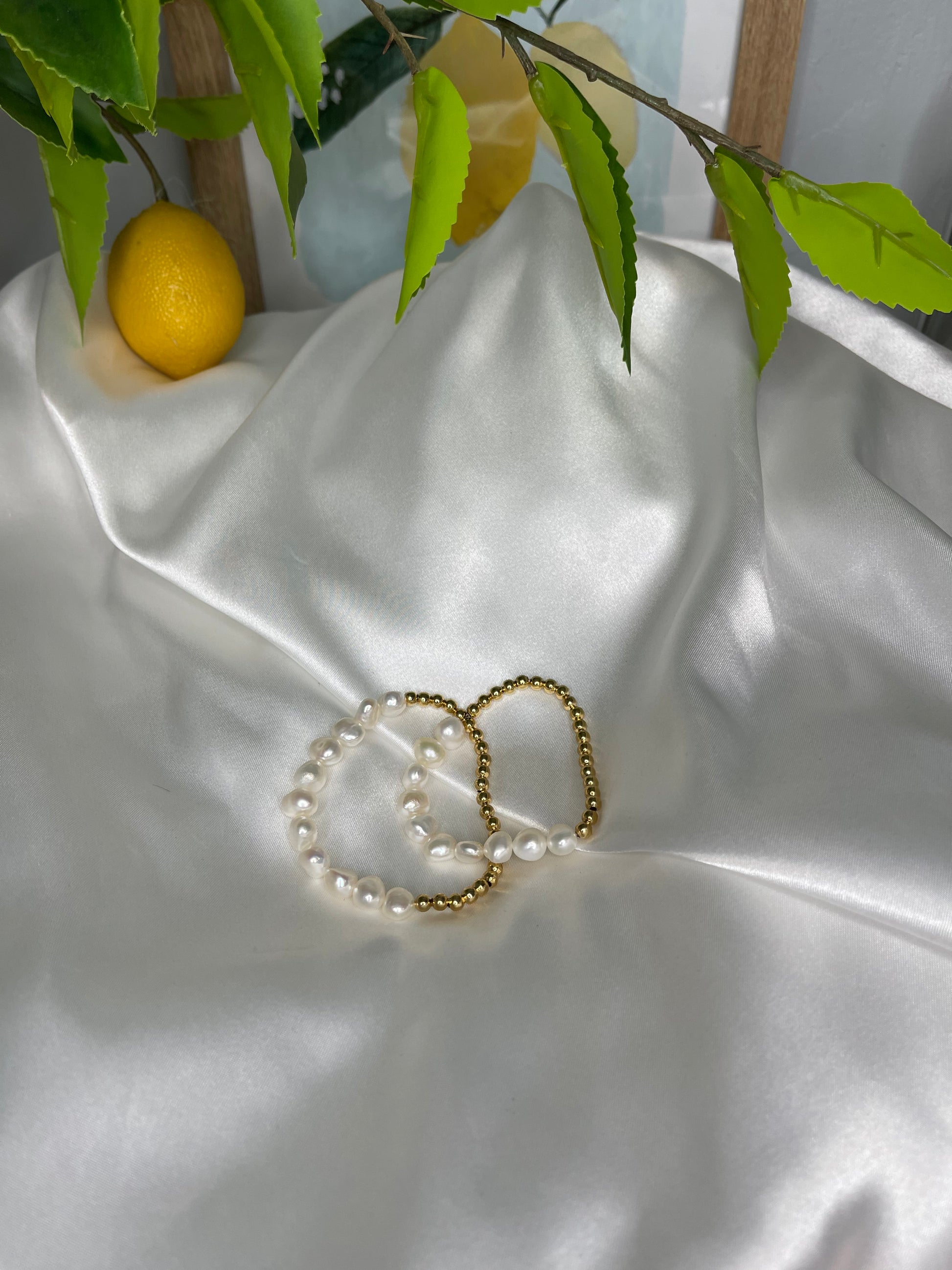 Pearl Rose Bracelet - limoncelloaccessories