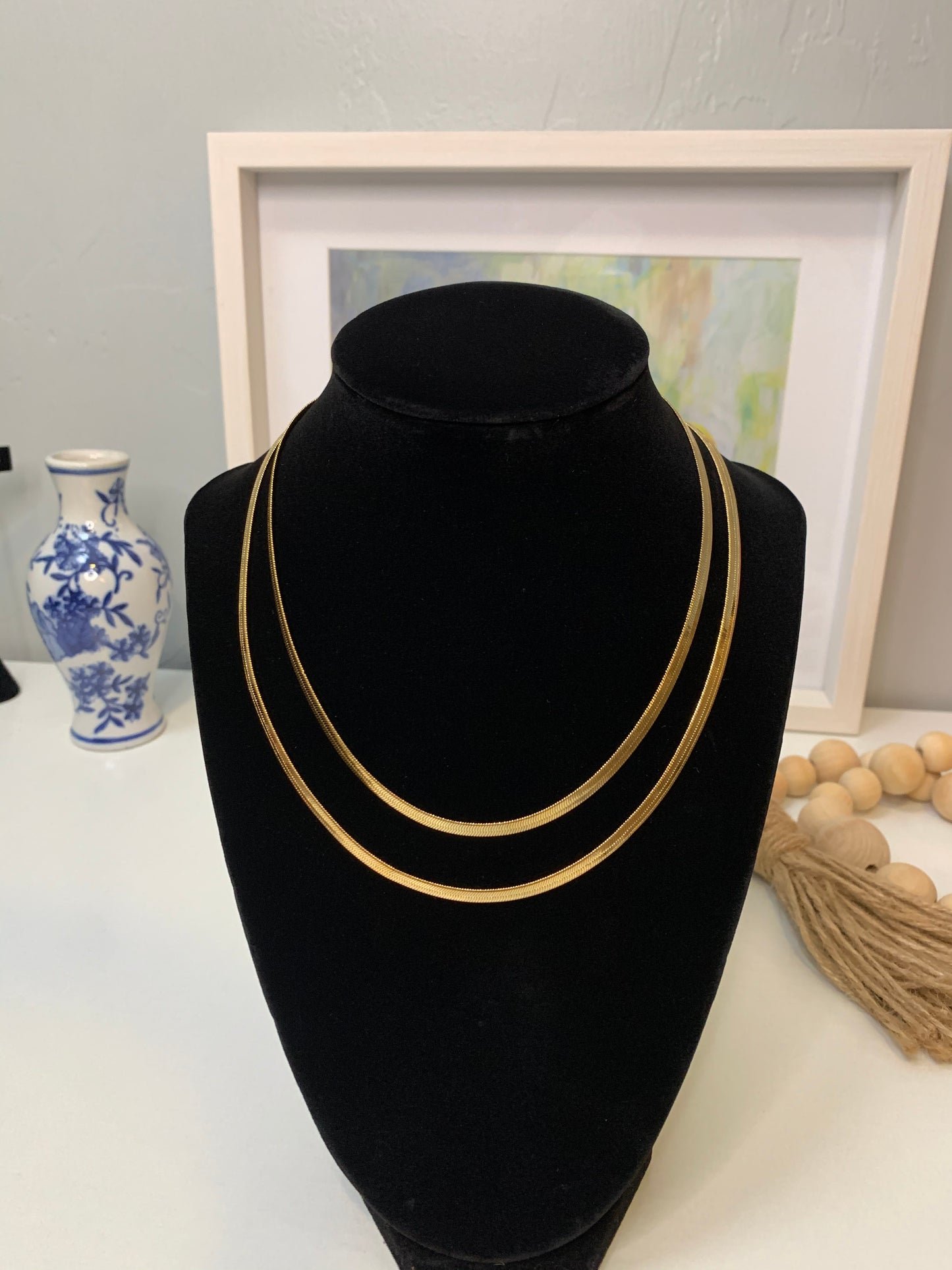 Gold Capri Neckalce - limoncelloaccessories