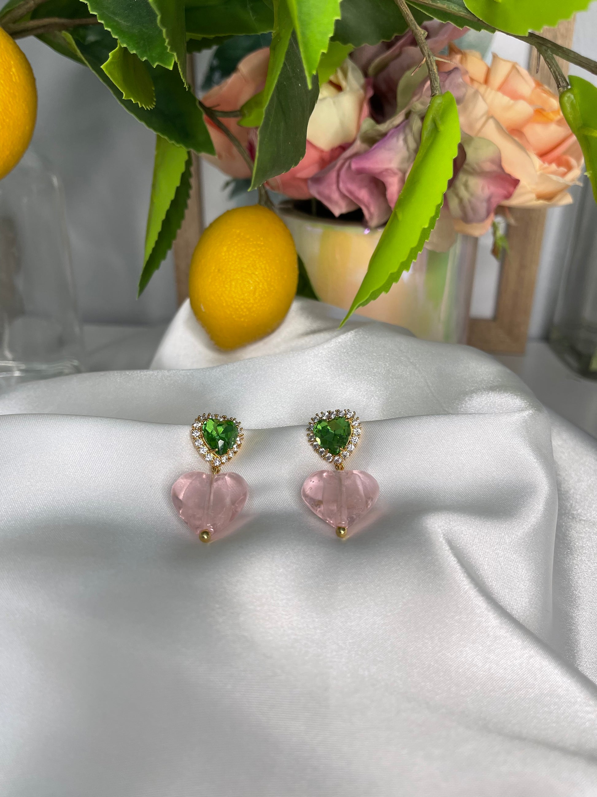 Two Color Spring Earrings - limoncelloaccessories