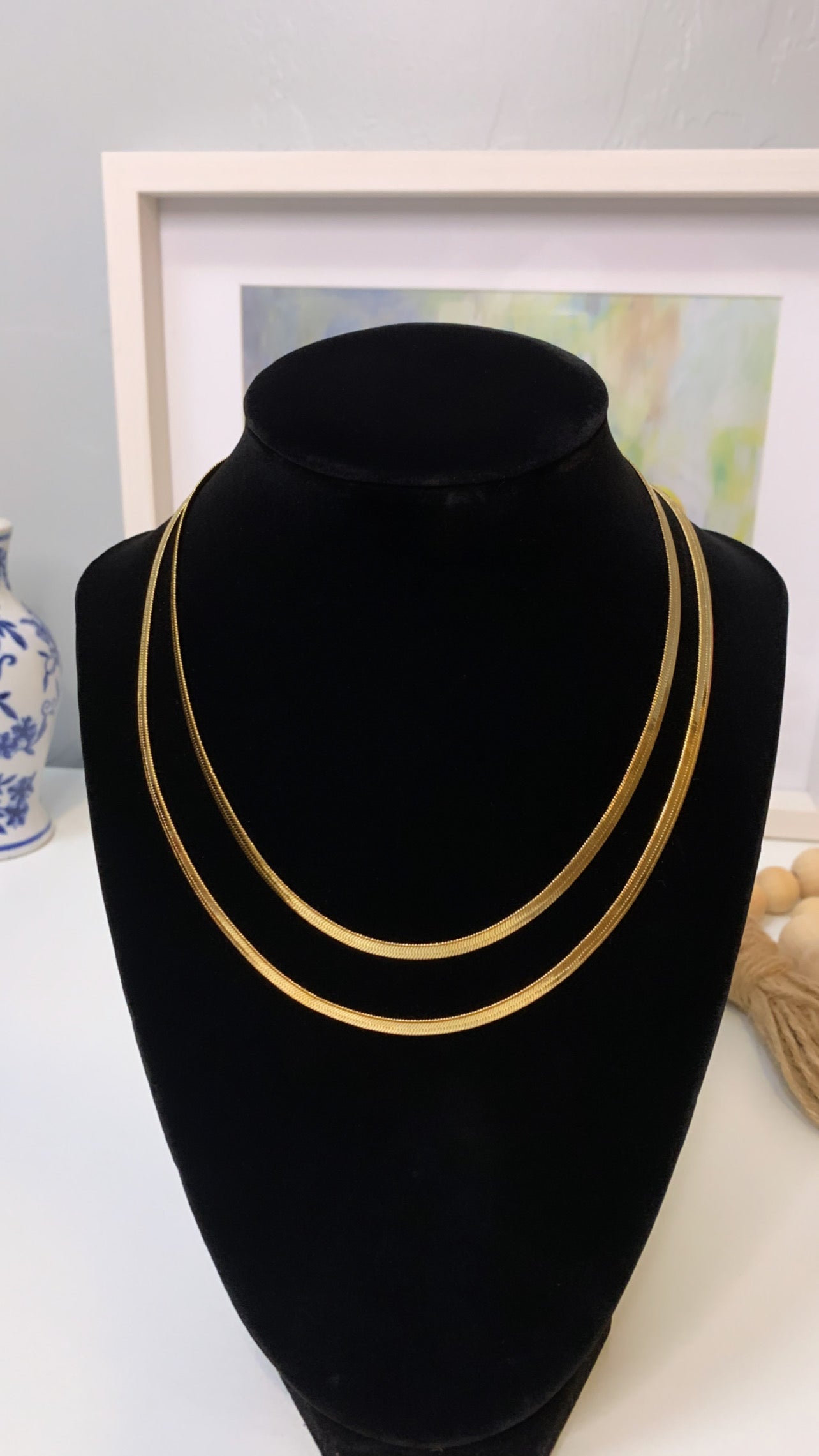 Gold Capri Neckalce - limoncelloaccessories