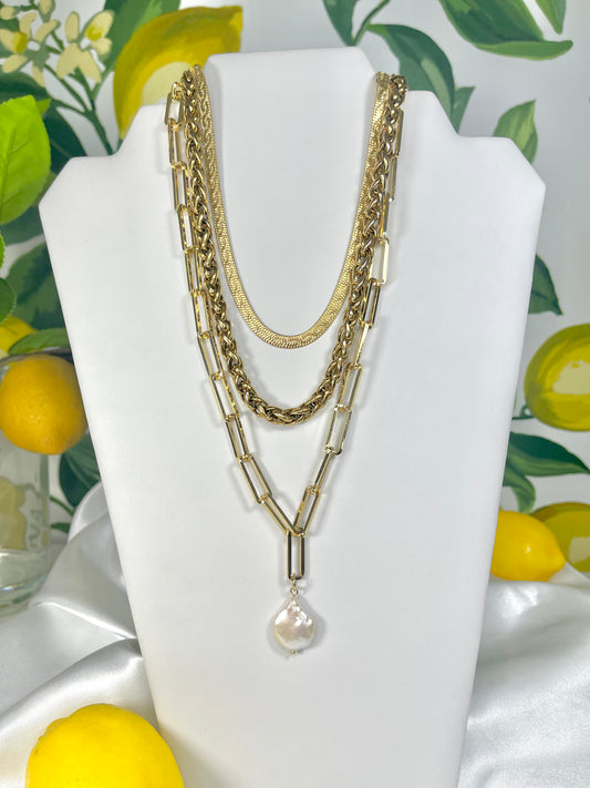 Lemon Pie Necklace