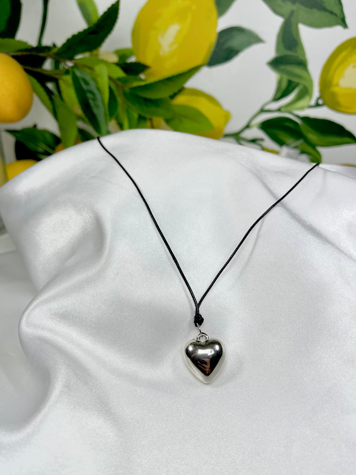 Black Heart Necklace