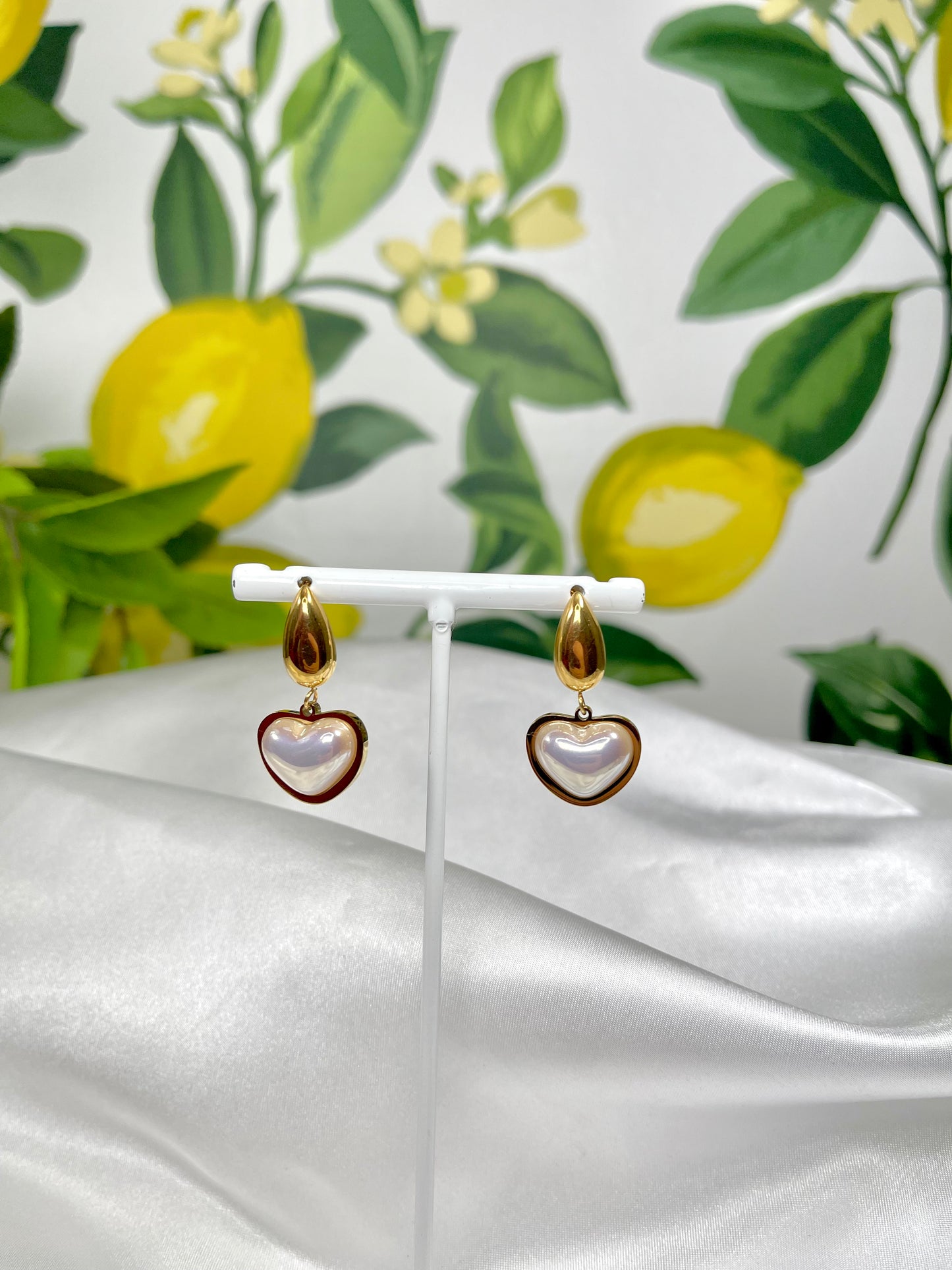 Lucia Heart Earrings