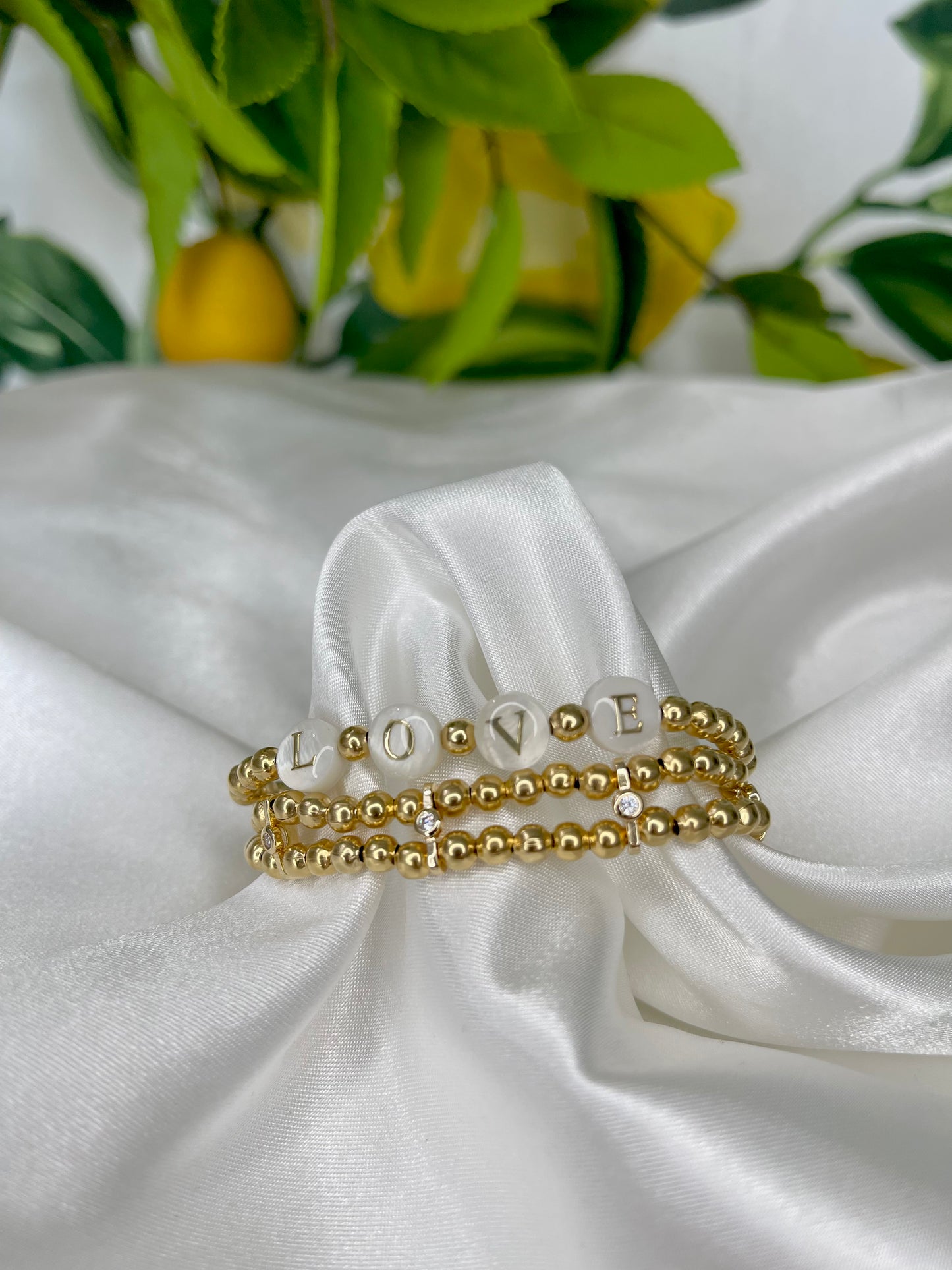 Pearl Name Bracelet