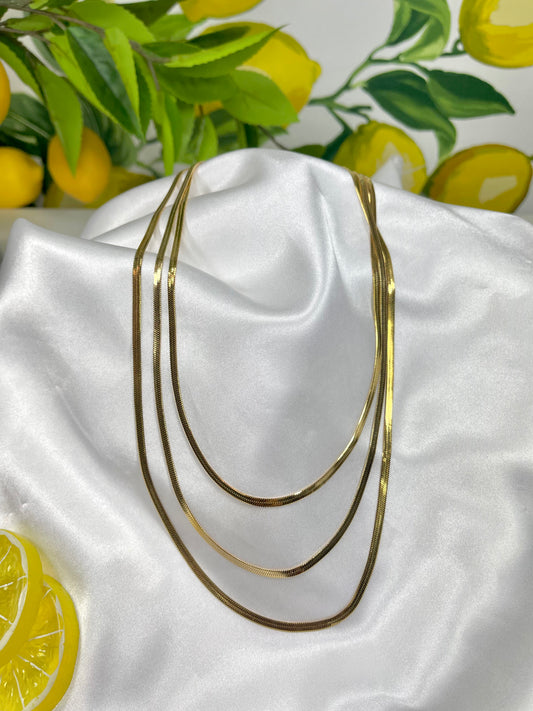 Triple Capri Necklace